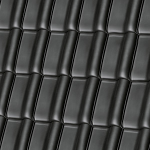MONZA dachówka ceramiczna antracytowa angoba