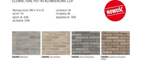  Nowość w ofercie Röben. Płytki klinkierowe LDF ESBJERG