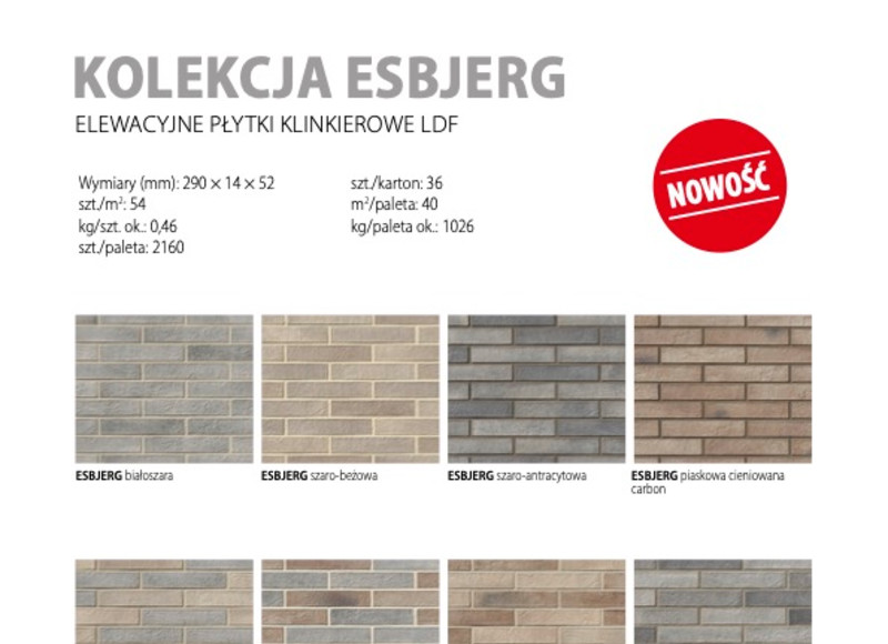  Nowość w ofercie Röben. Płytki klinkierowe LDF ESBJERG