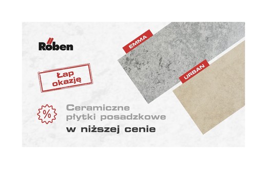 Płytki EMMA i URBAN w niższej cenie